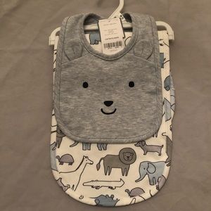 3 piece cap/bib/towel set Carters